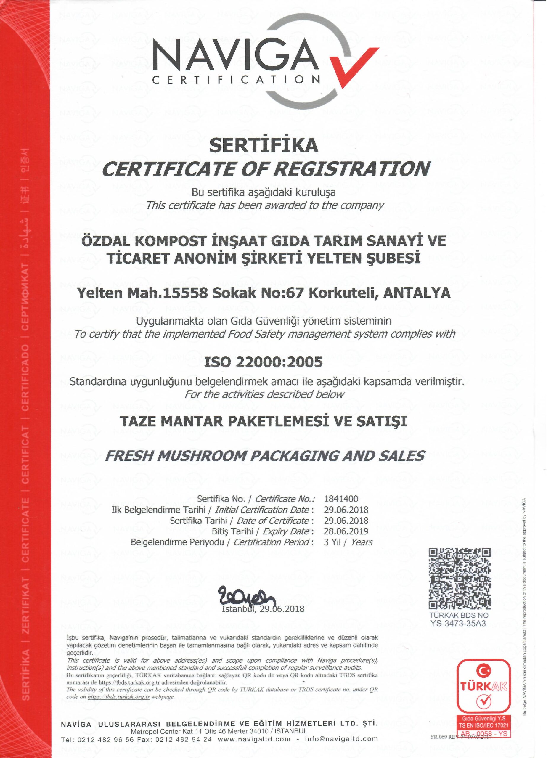 ISO 22000-2005